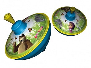 Юла металлическая со звуком (Маша и Медведь, 1103988)