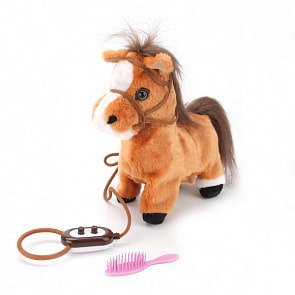 Интерактивный пони "My Friends" озвученный, на пульте-поводке (Играем Вместе, 2412134sim)