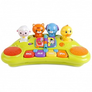 Пианино с фигурками животных, свет и звук (Playsmart, B655-H29019)