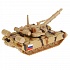 Tанк металлический T-90, инерционный, подвижные детали, 12 см  - миниатюра №2