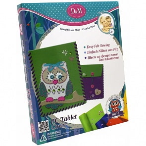 Набор шьем из фетра - чехол для планшета «Совы» (Docha&Mama, 57962)