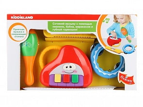 Развивающий центр - Набор музыкальных инструментов (Kiddieland, KID 053231veg)