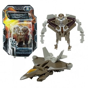Робот-трансформер – Звездный защитник, 9 см, собирается в истребитель (1toy, Т59378)