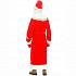 Костюм карнавальный взрослый - Дед Мороз с аппликациями, красный, размер 54-56  - миниатюра №4