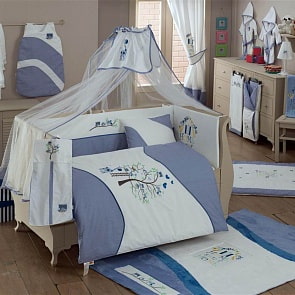 Комплект из 4-ти предметов серии Sweet Home, blue (Kidboo, 00-0012940)