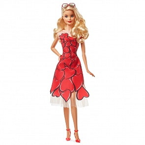 Коллекционная кукла Barbie® в красном платье (Mattel, FXC74)