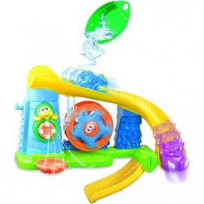 Набор для купания – Аквапарк с горкой и игрушками (Hap-p-Kid, 4324)