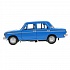 Модель легкового автомобиля - Ваз 2106 Жигули, инерционная, открываются двери, 12 см, синяя  - миниатюра №3