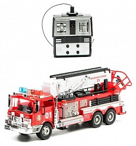 Пожарная машина на радиоуправлении, со светом и звуком (Играем вместе, RC2231sim)