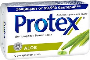 Мыло туалетное антибактериальное - Protex Aloe, 90 г (Невская косметика, TR01875А/37357)