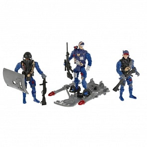 Набор солдатиков - Полиция с оружием  (Играем вместе, B1418719-R)