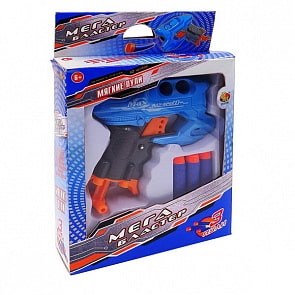 Бластер электромеханический, 3 мягких снаряда (ABtoys, PT-01108)