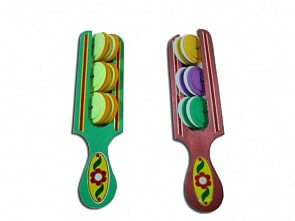 Деревянная румба, большая, 16 см (ТулИгрушка, С6-1)