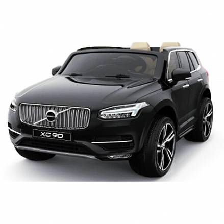 Джип на аккумуляторе – Vovlo XC90 New, черный, свет и звук 