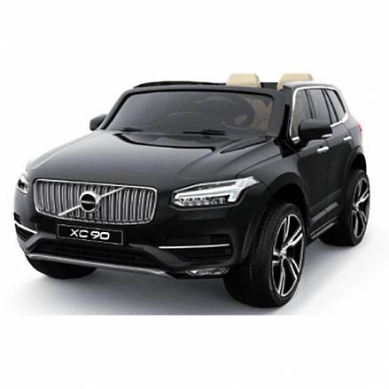 Джип на аккумуляторе – Vovlo XC90 New, черный, свет и звук 