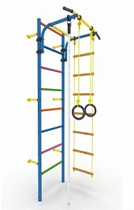 Шведская стенка Rokids Атлет-2ц, цвет – синий (Rokids, Атлет-2ц_синий)