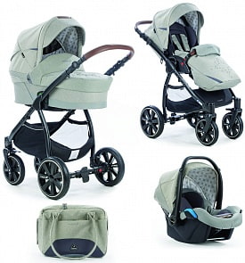 Коляска детская Noordi Polaris Comfort 3 в 1, цвет - Moon Mist (Noordi, 583676)