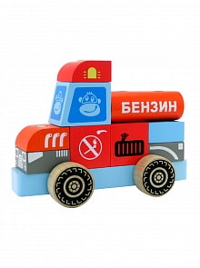 Конструктор-каталка - Бензовоз большой (Alatoys, ККМ02)