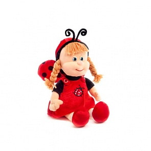 Кукла божья коровка музыкальная, 21 см (Lava, Л934)