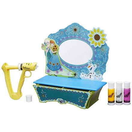 Набор для творчества Doh Vinci - Стильный туалетный столик + набор блестящих катриджей 