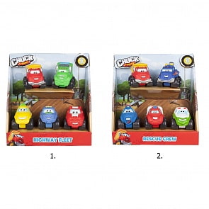 Набор из 5 машинок 5 см - Чак и его друзья (Jazwares, 92745)