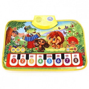 Музыкальный коврик-пианино - Любимые мультяшки, 10 песен (Умка, HX05013-A-R5sim) Музыкальный коврик-пианино - Любимые мультяшки, 10 песен (Умка, HX05013-A-R5sim)