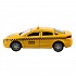 Машина металлическая Ford Mondeo Такси, 12 см, открываются двери и багажник, инерционная  - миниатюра №3
