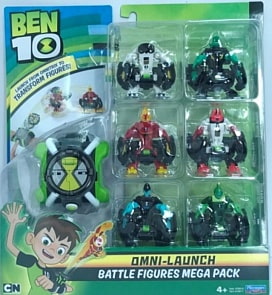 Набор из серии Ben 10 – Омнизапуск Мегапак: часы и 6 фигурок (Playmates, 76811)