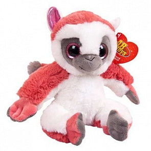 Игрушка мягкая Лемур темно-розовый, 17 см (Abtoys, M5056)