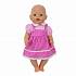 Одежда для кукол: платье розового цвета  - миниатюра №2