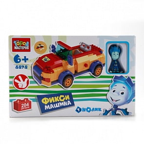 Конструтор Город Мастеров - Машина с фигуркой Нолика, 204 детали (Город Мастеров, BB-8878-Rsim)