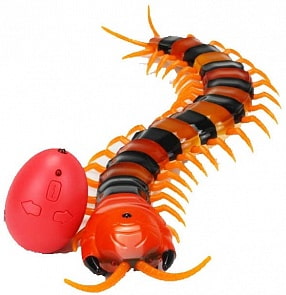 Гигантская сколопендра на ИК управлении, световые эффекты, USB-зарядка (1toy, Т16446)