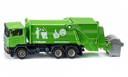 Грузовик-мусоровоз Scania с кузовом Faun 1:87 