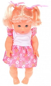 Кукла Bambolina, 33 см с горшочком, бутылочкой и аксессуарами (Dimian, 1403)