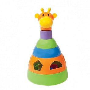 Игрушка-сортер "Жираф", пирамида с фигурками (Умка, 5038-Rsim)
