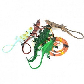 Набор фигурок В мире животных – 6 ящериц, 15 см. (1toy, Т50531)