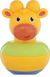 Неваляшка Коровка, со звуковыми эффектами (ABtoys, PT-00668)