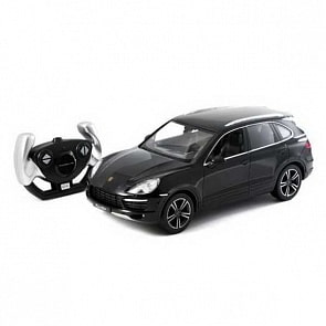 Машина на радиоуправлении 2.4 G Porsche Cayenne Turbo, цвет черный, 1:14 (Rastar, 42900B)
