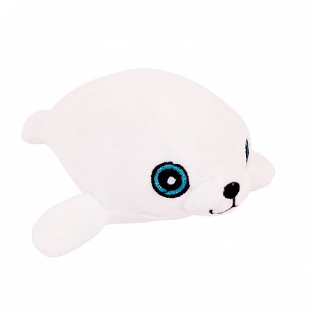 Мягкая игрушка - Тюлень белый, 13 см 