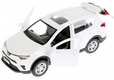 Инерционная машинка – Toyota RAV4. Металл, 12 см. Разные цвета 