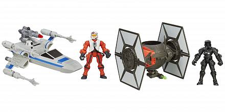 Игровой набор Star Wars - Истребитель с фигуркой пилота, 2 вида 
