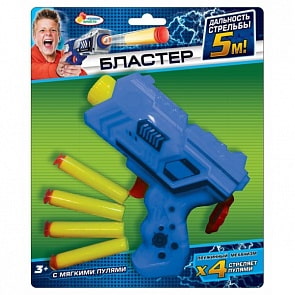 Бластер с мягкими пулями (Играем вместе, ZY958163-R)