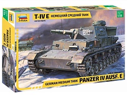 Модель сборная - Немецкий средний танк Т-IVE (Zvezda, 3641з) - миниатюра