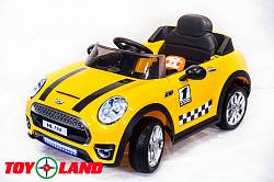 Электромобиль Mini Cooper желтый (ToyLand, HL198Ж) - миниатюра