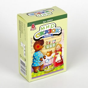 Кубики Мир сказок-1, 6 шт. (Десятое королевство, 00654ДК)