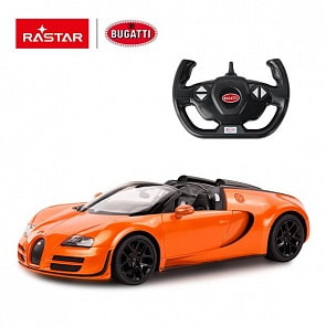 Машина на радиоуправлении 1:14 Bugatti Grand Sport Vitesse, цвет оранжевый (Rastar, 70400O)