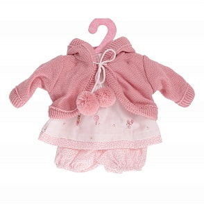 Одежда для кукол 25 - 29 см платье вязаный жакет трусики (Munecas Antonio Juan ,S.L., 91026-14)