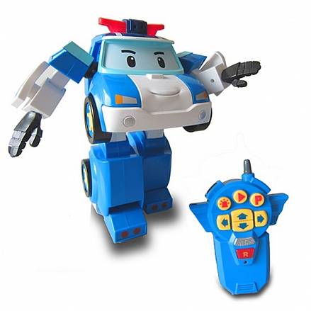 Robocar Poli на радиоуправлении, управляется в виде робота  