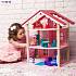 Трехэтажный домик для куклы с 14 предметами мебели - Роза Хутор  - миниатюра №4