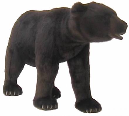 Мягкая игрушка - Медведица бурая, анимированная,122 см 